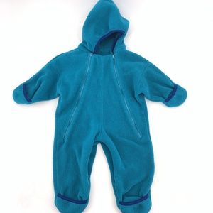 Infant Fleece Snow Winter Body Suit Teal